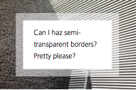 透明边框 透明边框