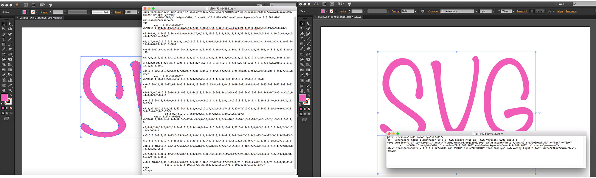 创建和导出SVG的技巧 创建和导出SVG的技巧