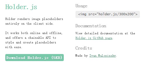 Holder.js