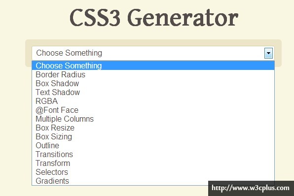 CSS3 Generator