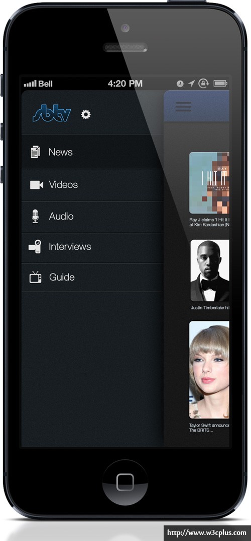 SBTV iOS App Concept