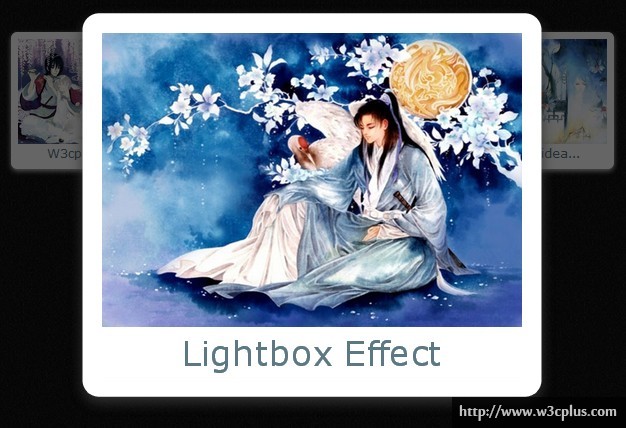 Lightbox effect with Tabindex and CSS3